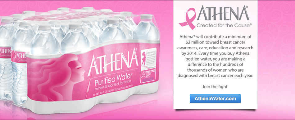 athena bottled water