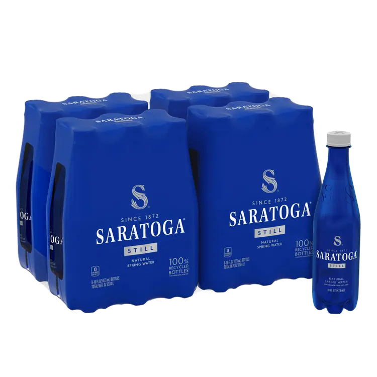 Saratoga® Spring Water 16 Fl Oz Plastic Bottle (24 Pack)