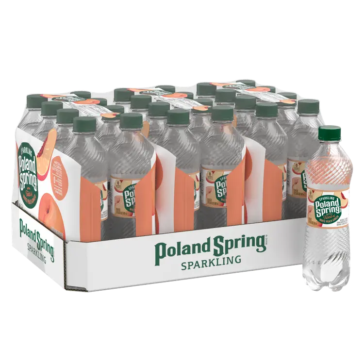 Poland Spring® White Peach Ginger Sparkling Water
