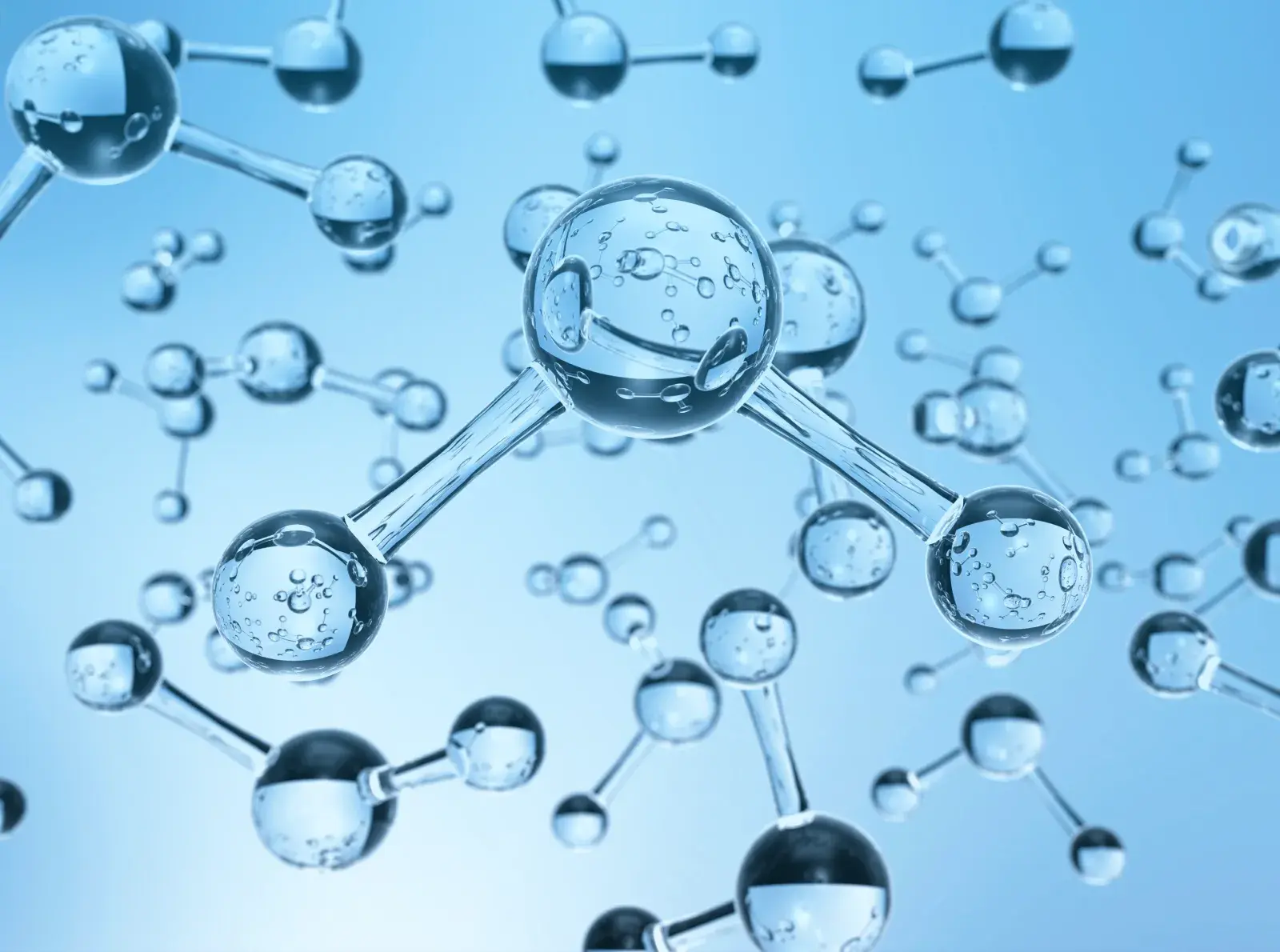 Water bubbles as molecules